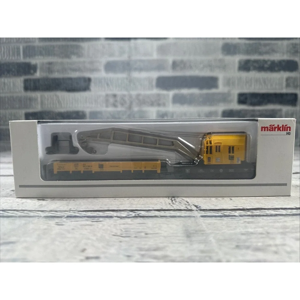 Märklin H0 46715 Digital Krupp Ardelt Recovery Crane Car Set DB AG NIB AC 3-Rai